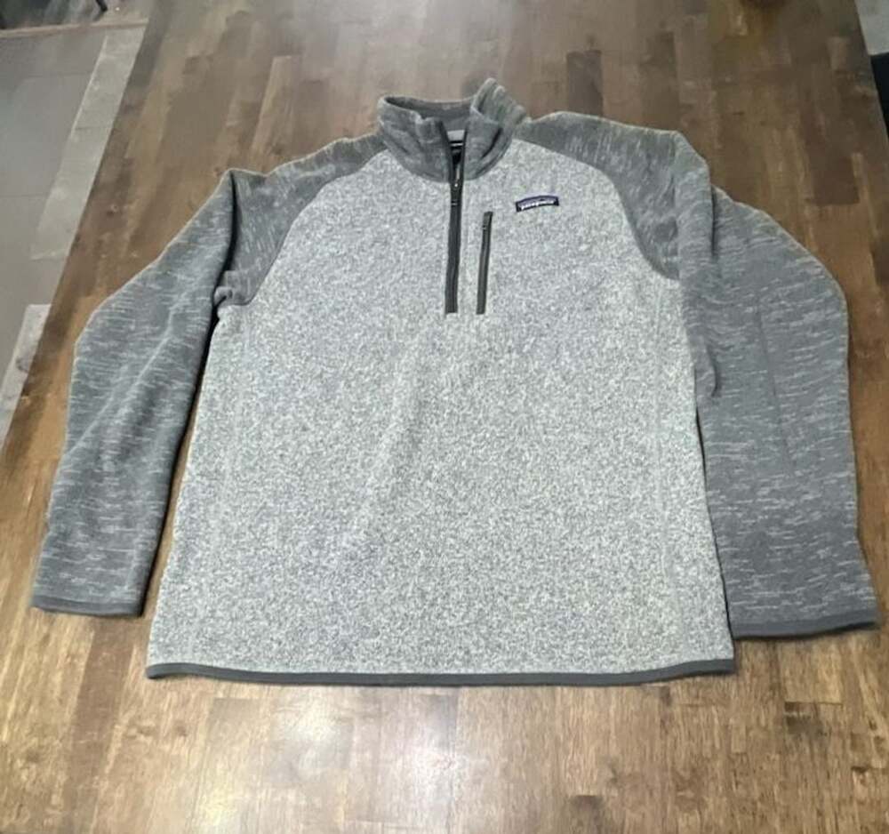 Patagonia Better Sweater 1/4-Zip Size M Gray Fleece Pullover